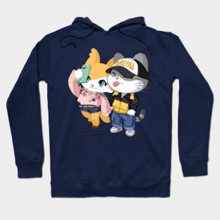 Fashionista Cat - Meow and Kitty Hoodie